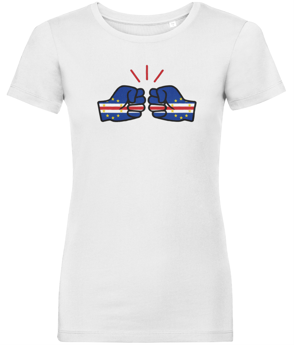 We Run Tings, Cape Verde, Women's, Organic Ring Spun Cotton, Contemporary Shaped Fit T-Shirt