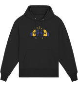 We Run Tings, Barbados, Organic Cotton, Relaxed Fit, Unisex Hoodie