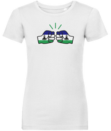 We Run Tings, Lesotho, Women's, Organic Ring Spun Cotton, Contemporary Shaped Fit T-Shirt