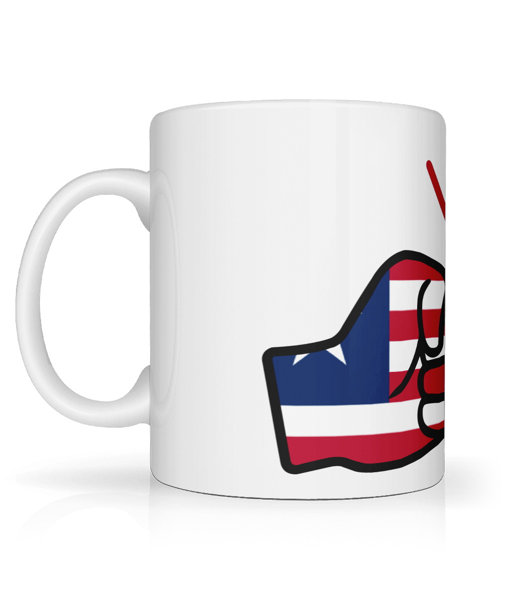 We Run Tings, Liberia, Tea, Coffee Ceramic Mug, Cup, White, 11oz