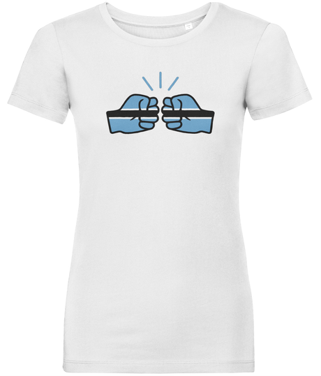 We Run Tings, Botswana, Women's, Organic Ring Spun Cotton, Contemporary Shaped Fit T-Shirt