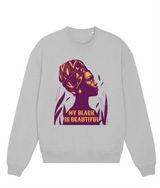 My Black Is Beautiful, Women's, Glow, Organic Cotton Sweatshirt