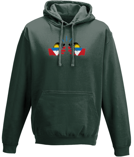 We Run Tings, Antigua, Unisex, Pull On Hoodie, Standard, Classic Fit