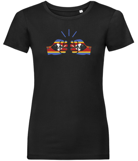 We Run Tings, Eswatini, Women's, Organic Ring Spun Cotton, Contemporary Shaped Fit T-Shirt