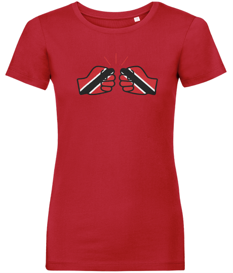 We Run Tings, Trinidad & Tobago, Women's, Organic Ring Spun Cotton, Contemporary Shaped Fit T-Shirt