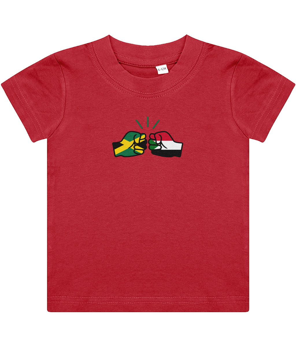 We Run Tings, Jamaica & Sudan, Dual Parentage, Baby/Toddler, Cotton T-Shirt