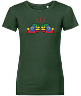 We Run Tings, Ethiopia, Women's, Organic Ring Spun Cotton, Contemporary Shaped Fit T-Shirt