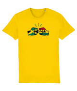 We Run Tings, Jamaica & Ghana, Men's, Dual Parentage, Organic Ring Spun Cotton T-Shirt, Outline