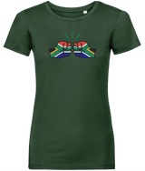 We Run Tings, South Africa, Women's, Organic Ring Spun Cotton, Contemporary Shaped Fit T-Shirt