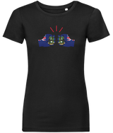 We Run Tings, British Virgin Islands, Women's, Organic Ring Spun Cotton, Contemporary Shaped Fit T-Shirt