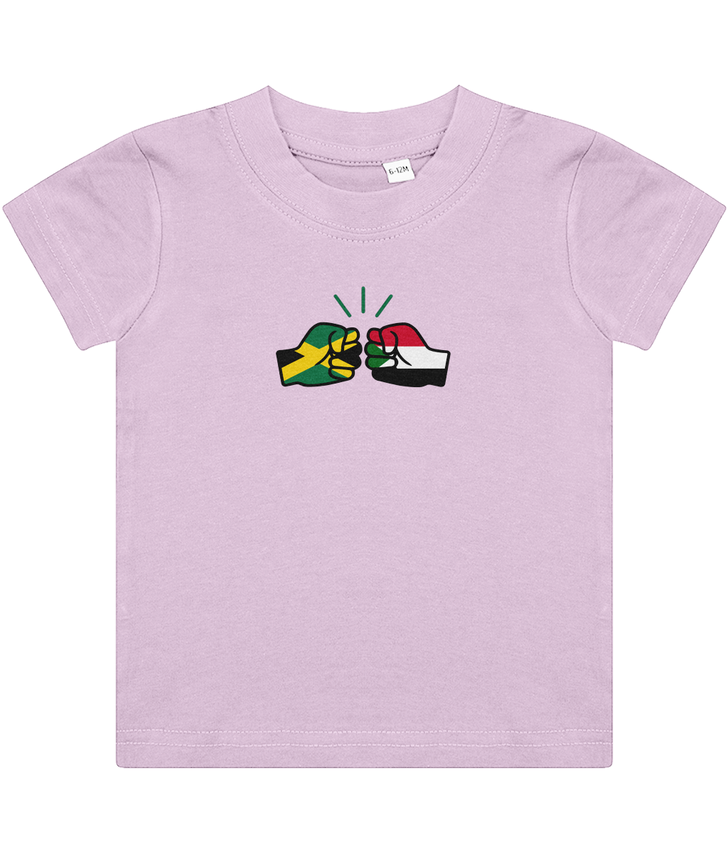 We Run Tings, Jamaica & Sudan, Dual Parentage, Baby/Toddler, Cotton T-Shirt