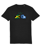 We Run Tings, Jamaica & Somalia, Men's, Dual Parentage, Organic Ring Spun Cotton T-Shirt, Outline