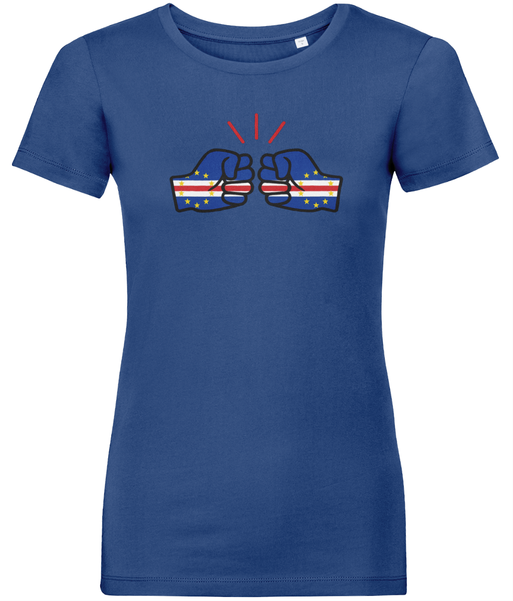 We Run Tings, Cape Verde, Women's, Organic Ring Spun Cotton, Contemporary Shaped Fit T-Shirt