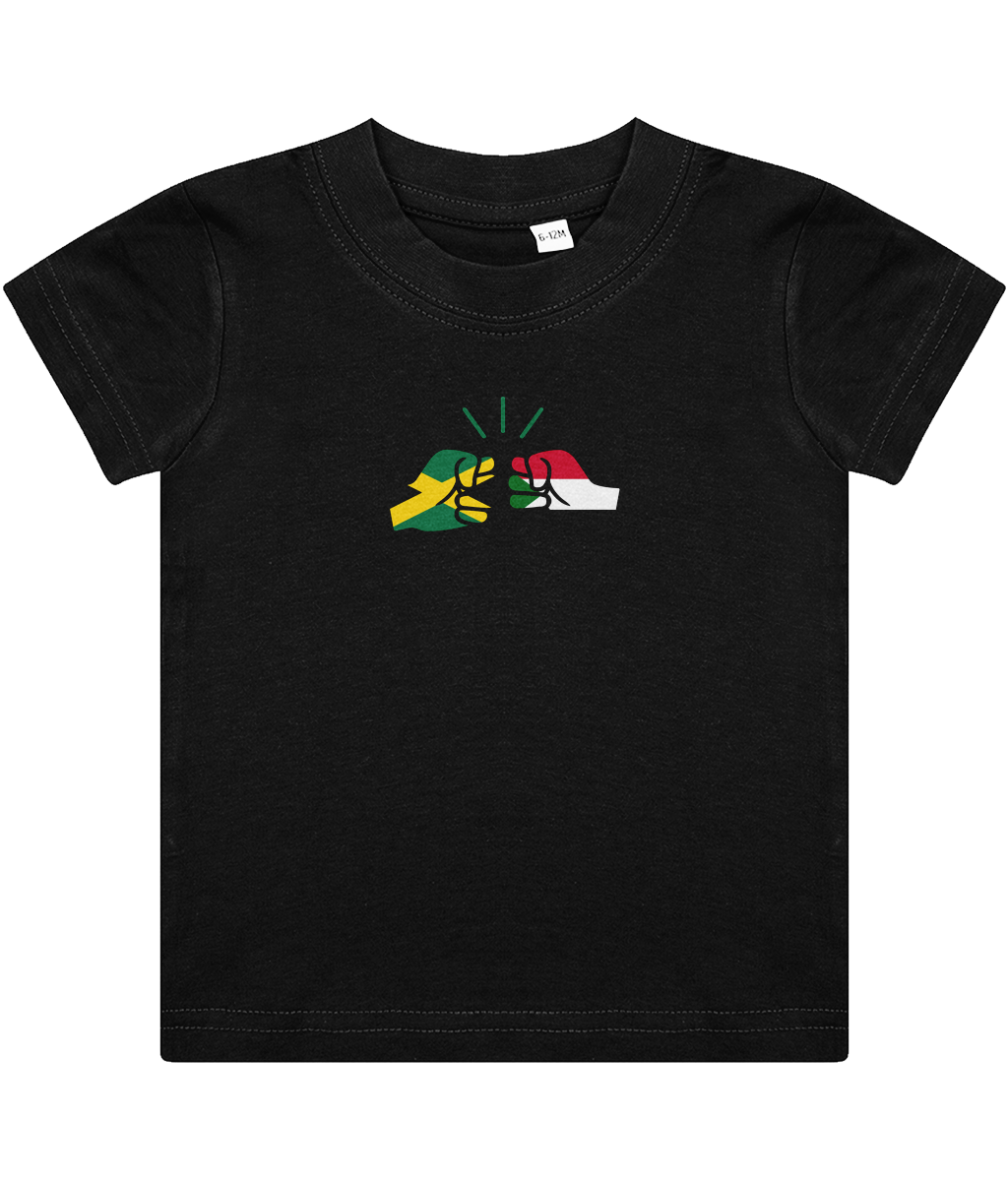 We Run Tings, Jamaica & Sudan, Dual Parentage, Baby/Toddler, Cotton T-Shirt