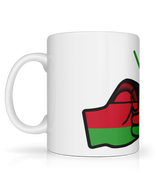 We Run Tings, Malawi, Tea, Coffee Ceramic Mug, Cup, White, 11oz