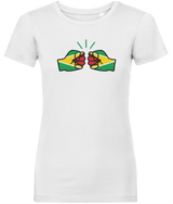 We Run Tings, Guyana, Women's, Organic Ring Spun Cotton, Contemporary Shaped Fit T-Shirt