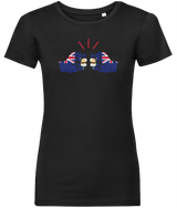 We Run Tings, Anguilla, Women's, Organic Ring Spun Cotton, Contemporary Shaped Fit T-Shirt