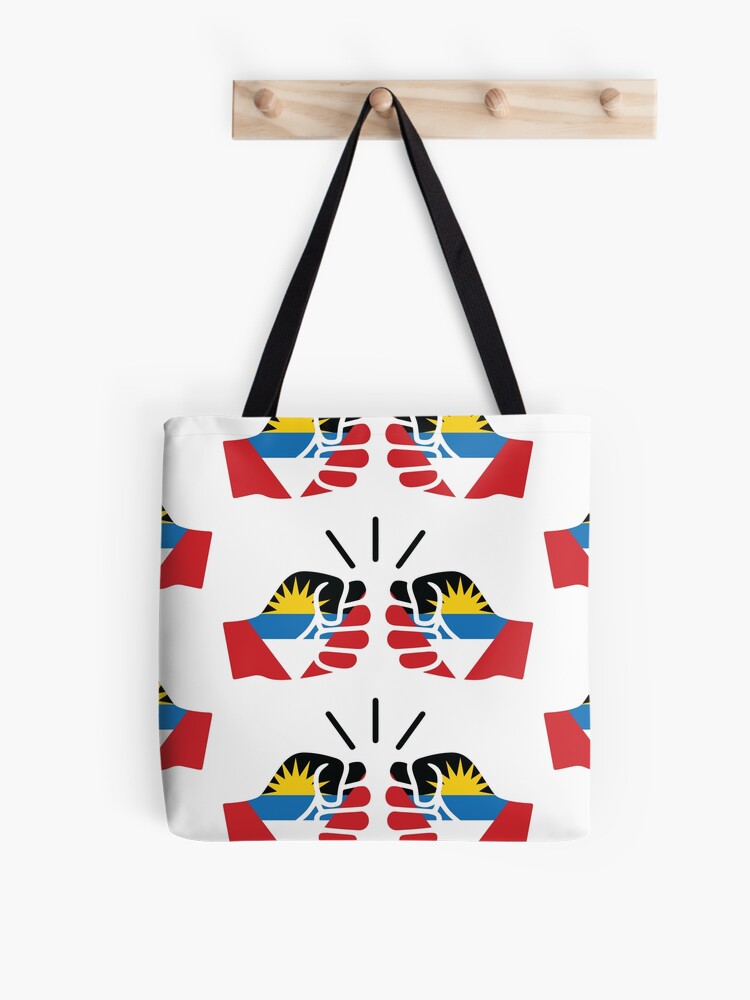 We Run Tings, Antigua and Barbuda, All Over Print, Open Top, Tote Bag