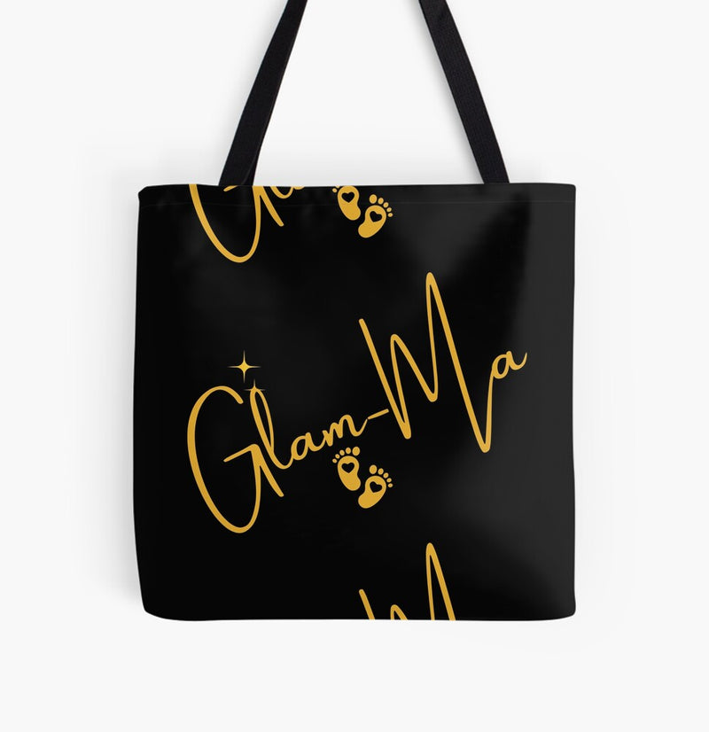 Glam-Ma,  Shopping Open Top, Tote Bag, 33 x 33cm