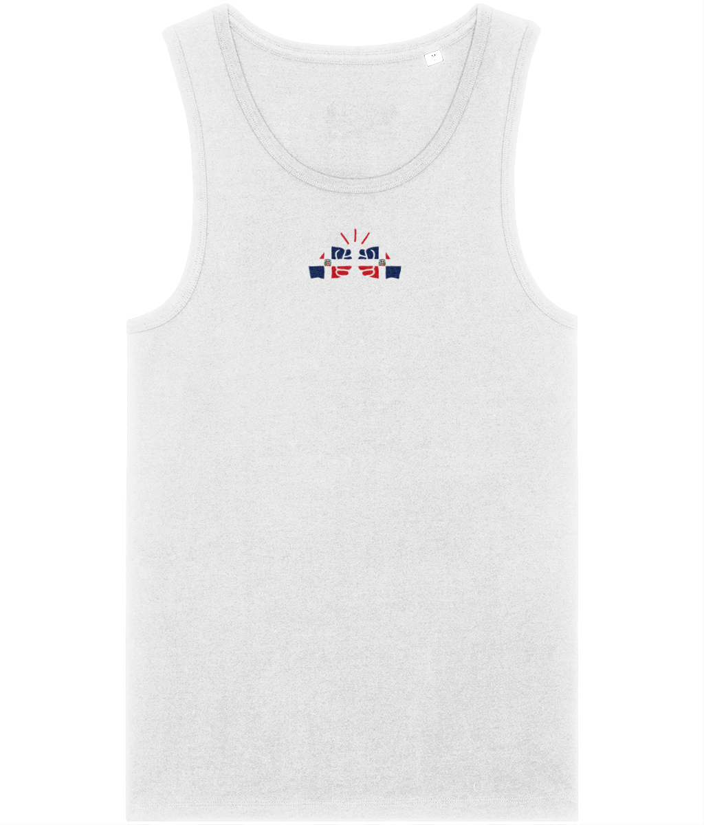 We Run Tings, Dominican Republic, Men's, Organic Cotton, Tank/Vest Top, Small Centre Logo