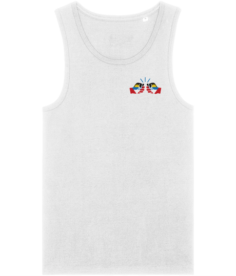 We Run Tings, Antigua & Barbuda, Men's, Tank/Vest Top, Small Left Chest Logo