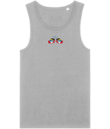 We Run Tings, Antigua & Barbuda, Men's, Organic Cotton, Tank/Vest Top, Small Centre Logo