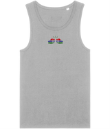 We Run Tings, Gambia, Men's, Organic Cotton, Tank/Vest Top, Small Centre Logo