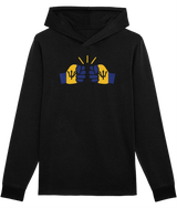 We Run Tings,  Barbados, Unisex, Organic Ring-Spun Combed Cotton Hoodie (No Pocket)