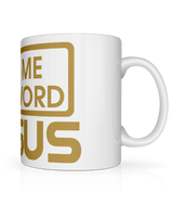 Call Me The N Word Negus, Tea, Coffee Ceramic Mug, Cup, Gold Logo, White, 11oz