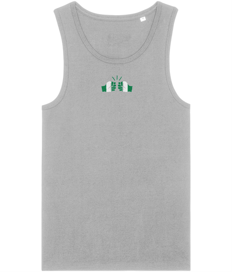 We Run Tings, Nigeria, Men's, Organic Cotton, Tank/Vest Top, Small Centre Logo