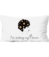 I'm Resting My Crown Cotton Envelope Style Pillow Case, 50x75cm, 1 piece