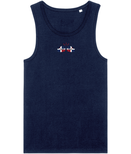 We Run Tings, Dominican Republic, Men's, Organic Cotton, Tank/Vest Top, Small Centre Logo