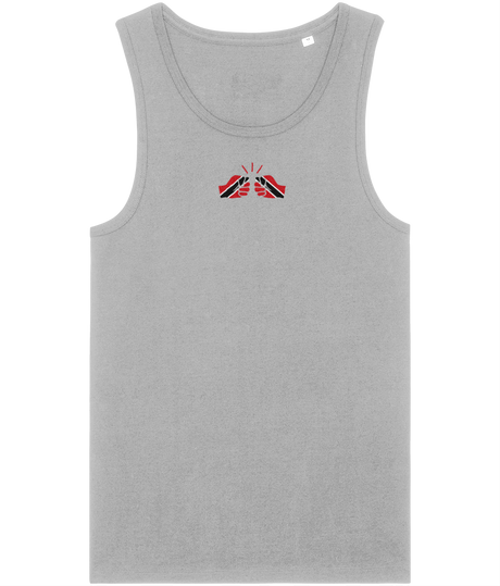 We Run Tings, Trinidad and Tobago, Men's, Organic Cotton, Tank/Vest Top, Small Centre Logo