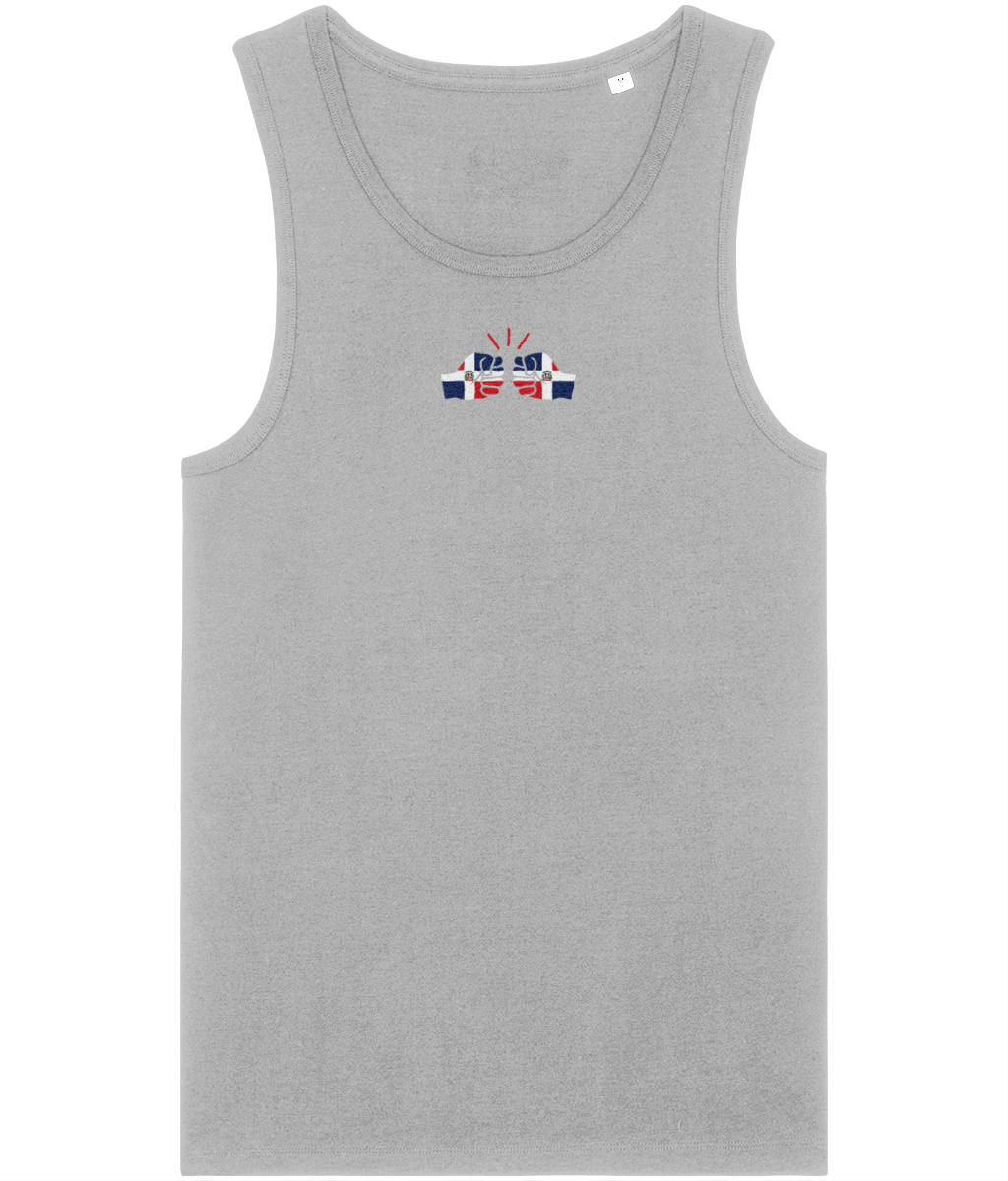 We Run Tings, Dominican Republic, Men's, Organic Cotton, Tank/Vest Top, Small Centre Logo