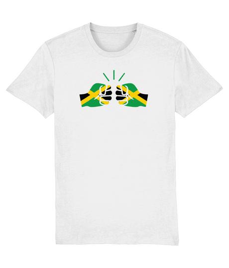 We Run Tings, Jamaica, Organic Ring Spun Cotton T-Shirt, GRN