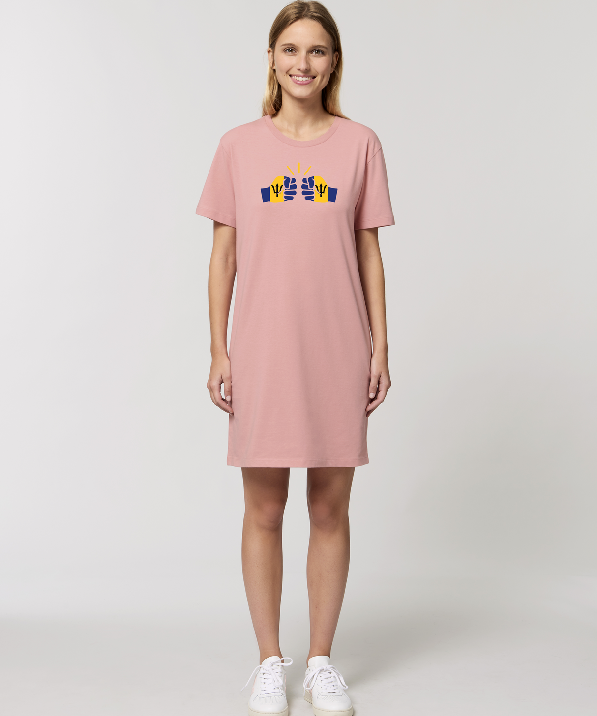 We Run Tings, Barbados, Women's, T-Shirt Dress