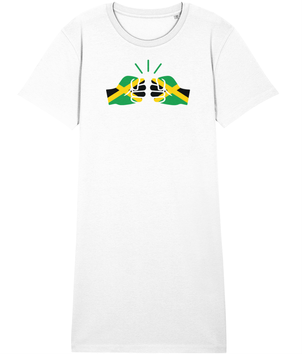 We Run Tings, Jamaica, Organic Cotton T-Shirt Dress