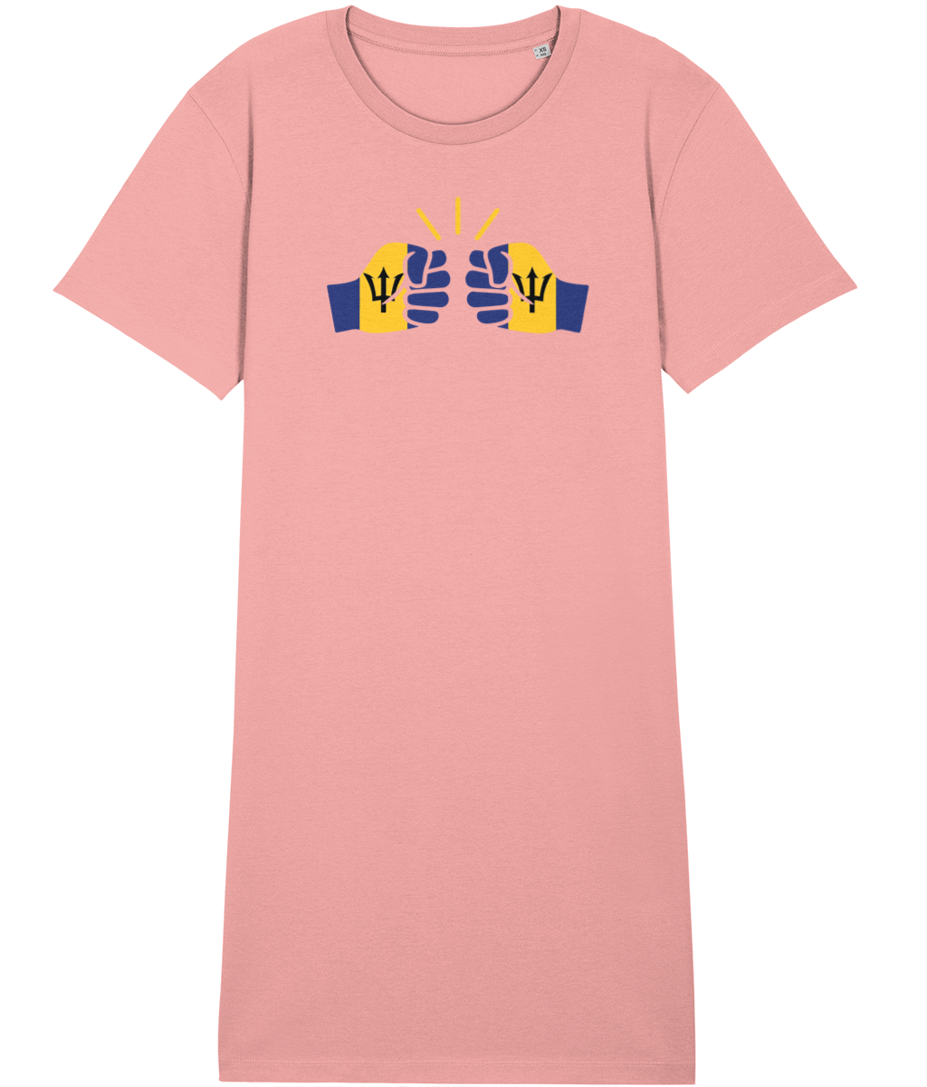 We Run Tings, Barbados, Women's, T-Shirt Dress