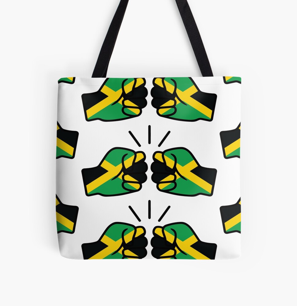 We Run Tings, Jamaica, Tote Bag, Open Top