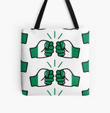 We Run Tings, Nigeria, Tote Bag, Open Top, Medium, 41 x 41 cm