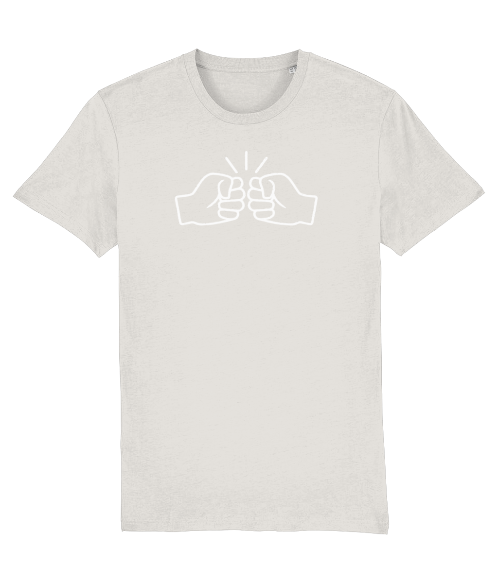 We Run Tings, Original White Logo, Organic Ring Spun Cotton T-Shirt