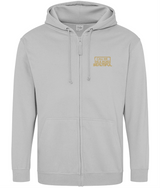 Call Me The B Word Beautiful, Zip Up Hoodie, Gold Logo