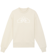 We Run Tings, White Logo Original, Crewneck Sweatshirt