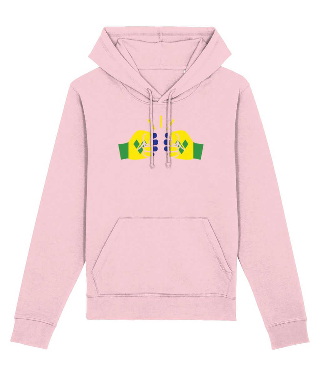 We Run Tings, St. Vincent, Organic Ring-Spun Combed Cotton Hoodie