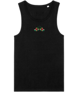 We Run Tings, Dominica, Men's, Organic Cotton, Tank/Vest Top, Small Centre Logo