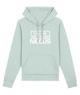 Call Me The N Word Negus Organic Ring-Spun Combed Cotton Hoodie, White Logo, Various Colours