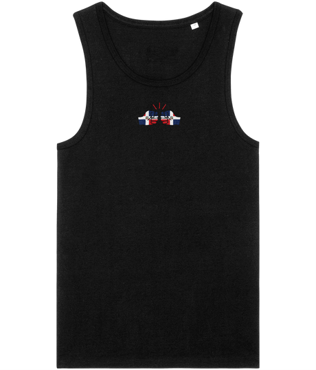 We Run Tings, Dominican Republic, Men's, Organic Cotton, Tank/Vest Top, Small Centre Logo