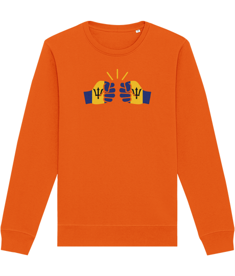 We Run Tings, Barbados, Organic Ring-Spun Cotton, Crew Sweater