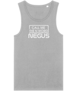 Call Me The N Word Negus, Men's, Organic Tank Top, White Centre Logo