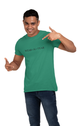 Wear N Tear Men's Essential Organic Cotton Crew Neck T-Shirt, Various Colours